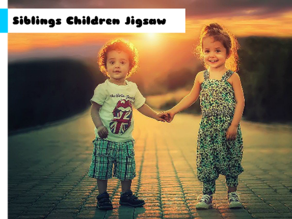 Siblings Children Jigsaw Image