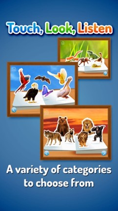Zoo Animals ~ Touch, Look, Listen screenshot
