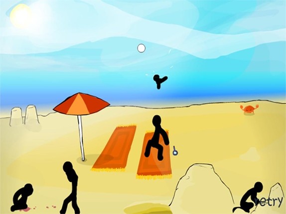 Click Death Beach - Stickman Edition Image