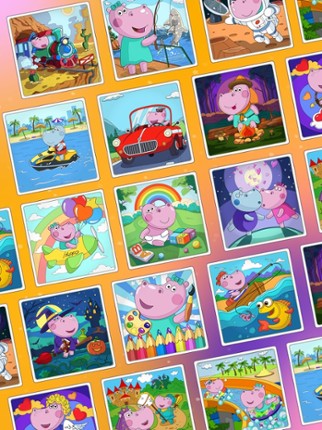 Color by Number with Hippo screenshot