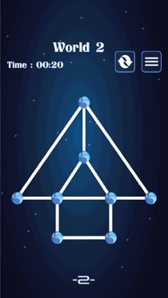 Connect dots puzzle screenshot