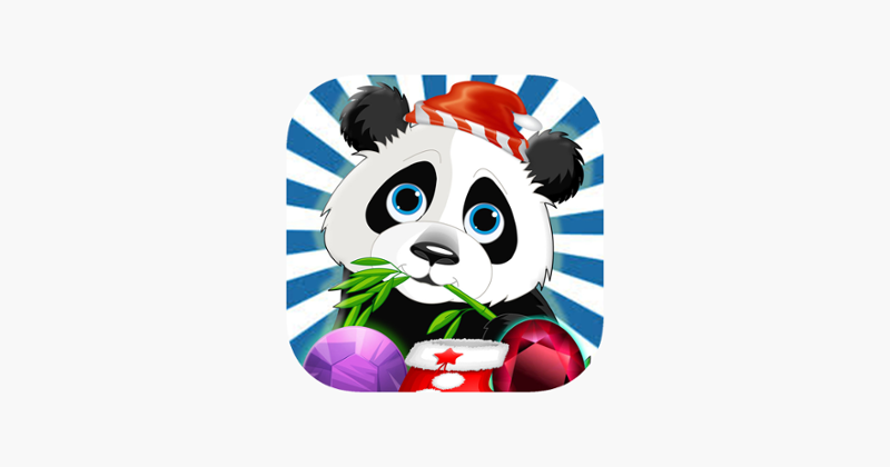 Cute Panda Jungle Match Puzzle Game For Christmas Image