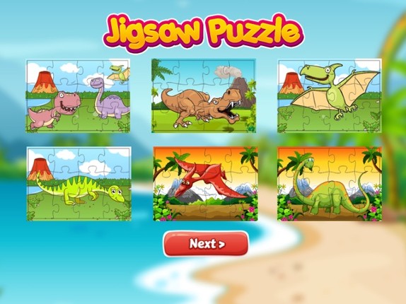 Dino World: Jurassic Zoo Dinosaur Jigsaw Games Image