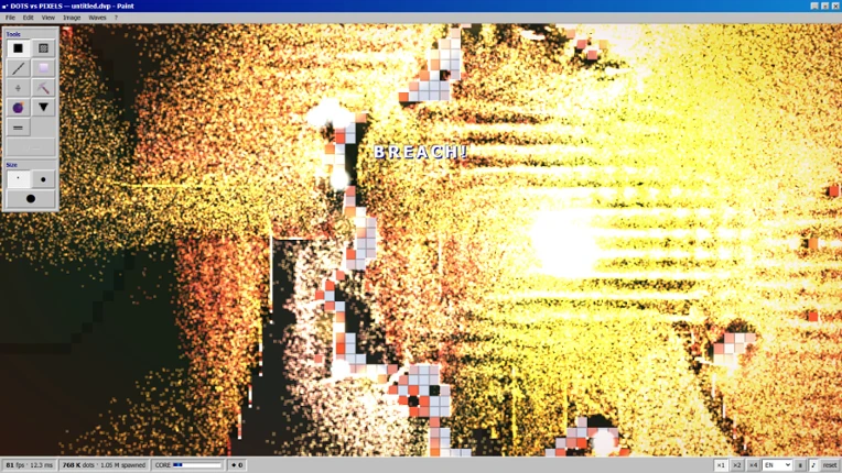 DOTS VS PIXELS Image
