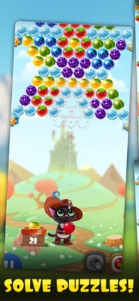 Fruity Cat Pop: bubble shooter screenshot
