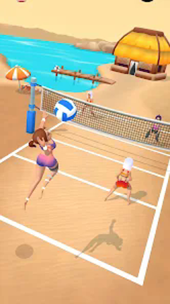 Beach Volleyball Game Image