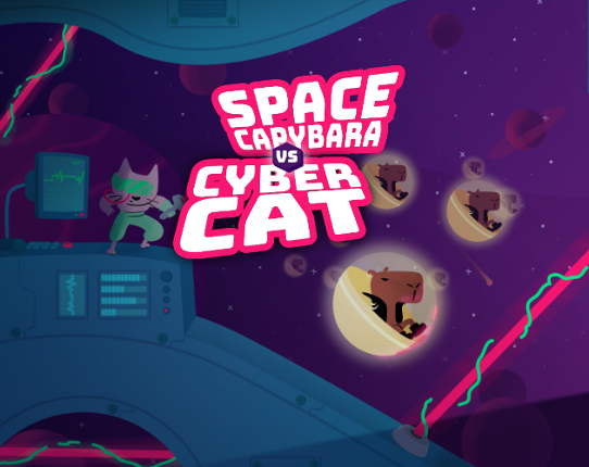 Space Capybara vs Cyber Cat Image