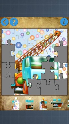 Jigsaw puzzles for baby. Cars. Lite Free Image