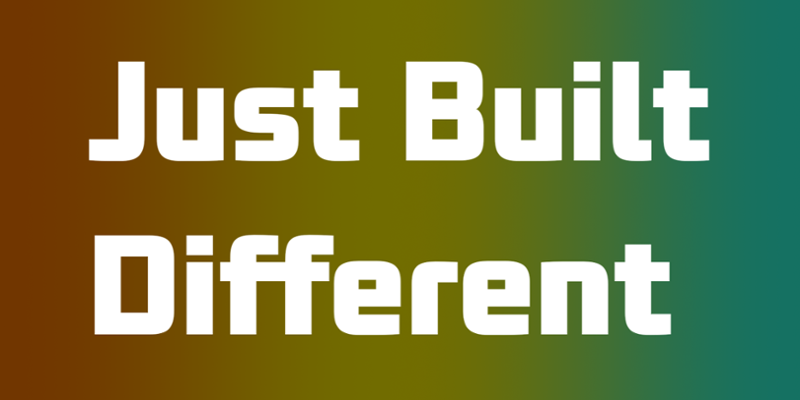 Just Built Different Image
