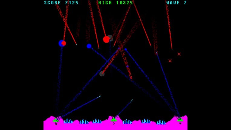 Missile Command Game Cover