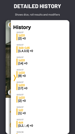 Nice Dice Roller for DnD and RPGs screenshot