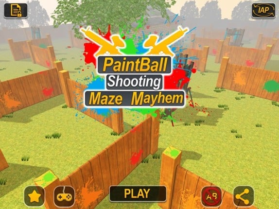 Paintball Shooting Maze Mayhem screenshot