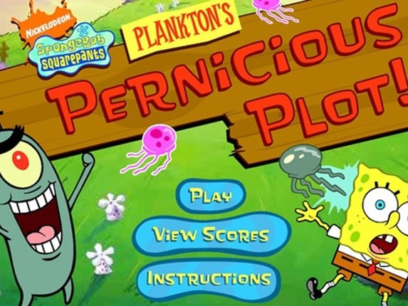 Planktons Pernicious Plot Game Cover