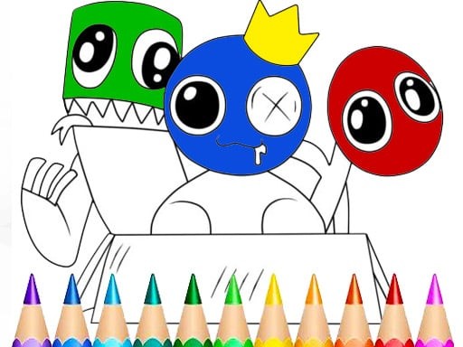 Games like Rainbow Friends Coloring Book Game