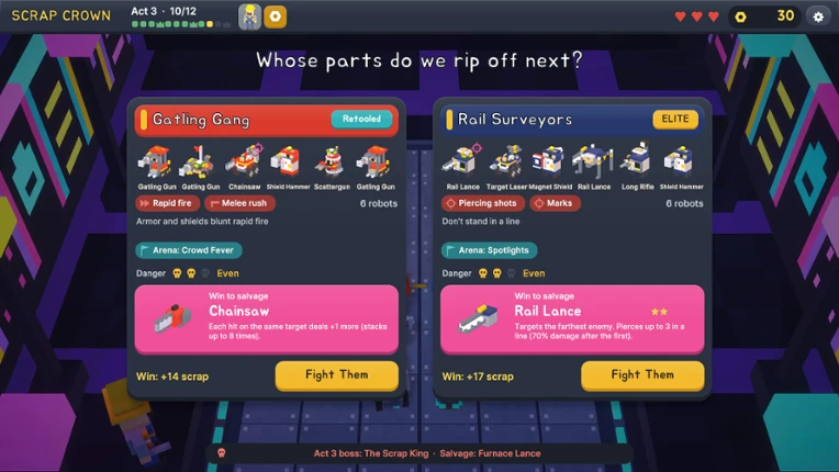 SCRAP CROWN screenshot