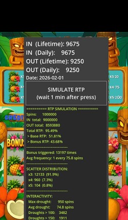 Tiki'sRush slot simulator Image