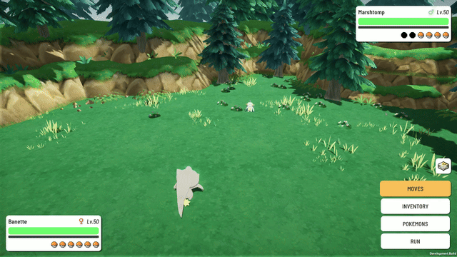 Games like Unity Pokémon Battle System