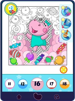 Color by Number with Hippo screenshot