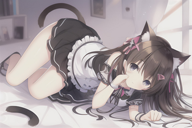 Cute Neko Girls [AI Generated] screenshot