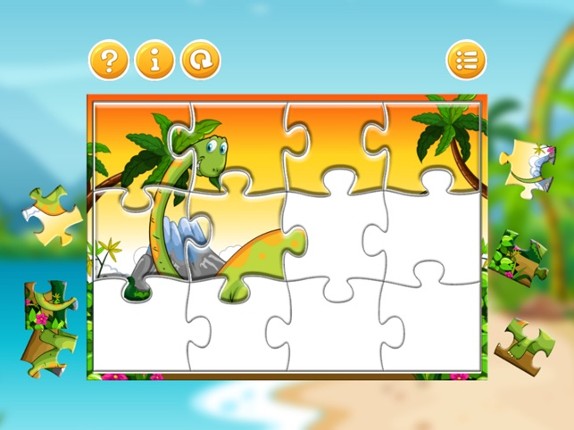 Dino World: Jurassic Zoo Dinosaur Jigsaw Games screenshot