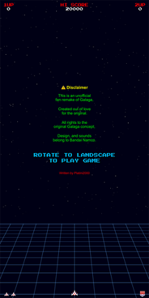 Galaga - [HTML5 Fan Remake] Image