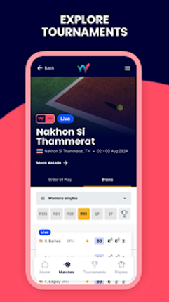 World Tennis Tour Live screenshot