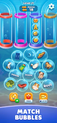 Bubble Word Sort Image