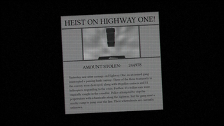 Heist On Highway One screenshot