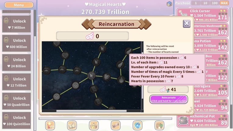 Kawaii Clicker Reborn screenshot