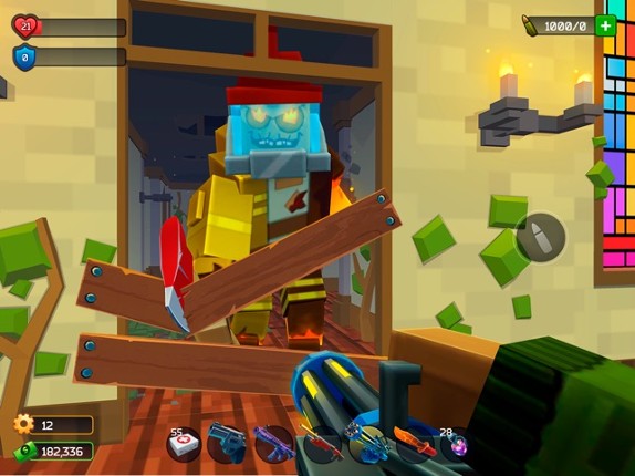 Pixel Combat: Zombie Games 3-D screenshot