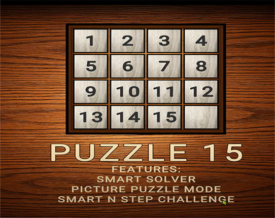 Puzzle 15 with Smart Solver Image