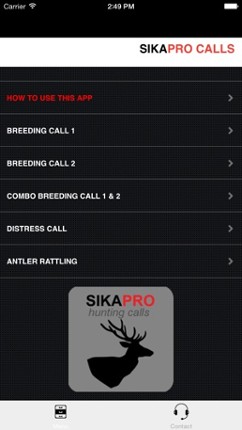 REAL Sika Deer Calls &amp; Stag Sounds for Hunting - BLUETOOTH COMPATIBLE screenshot