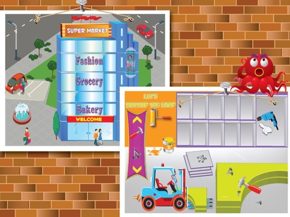 Supermarket Boy Shopping Mall Buildup - Design &amp; build a super market from scratch Image