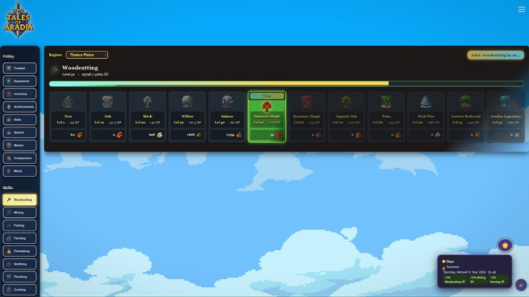 Tales of Aradia: Idle RPG screenshot