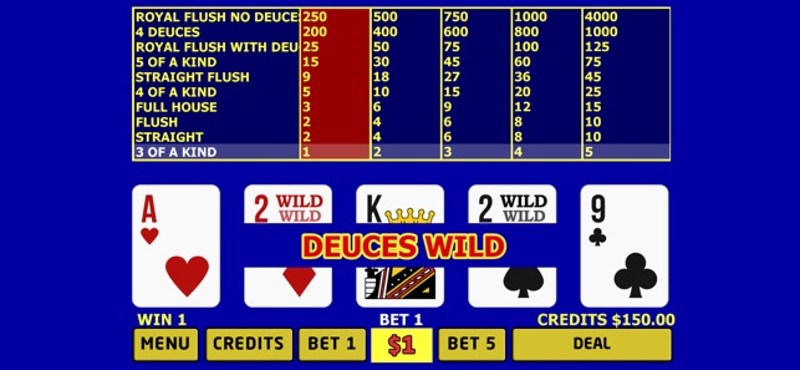Video Poker Casino Slot Cards Image
