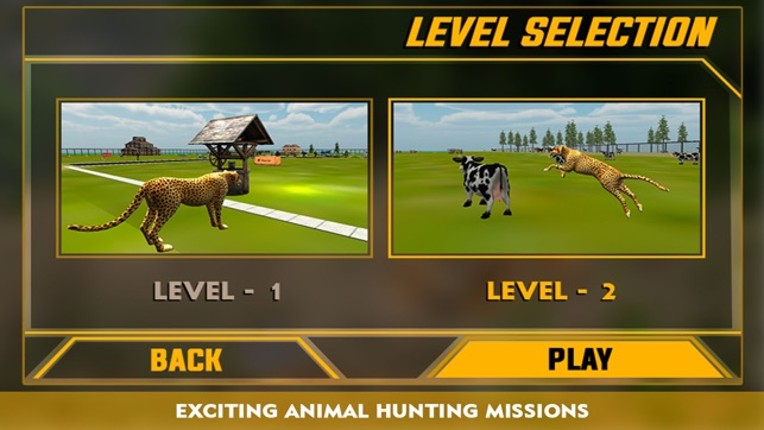 Wildlife cheetah Attack simulator 3D – Chase the wild animals, hunt them in this safari adventure screenshot