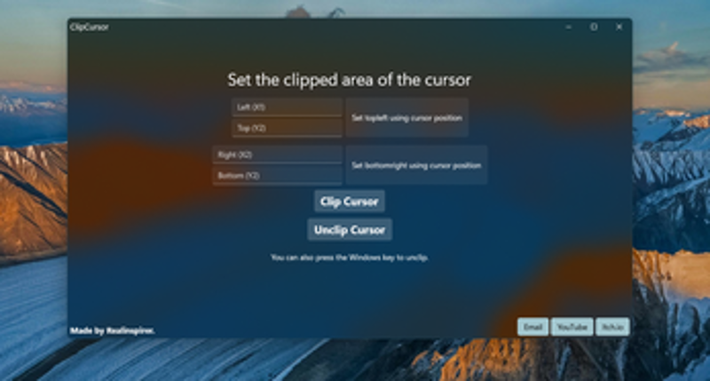 ClipCursor (GUI verson) Image