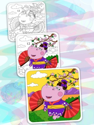 Color by Number with Hippo screenshot