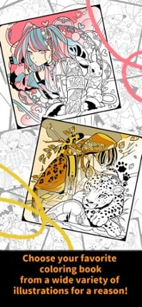 Coloring puzzle-Colorful Games screenshot