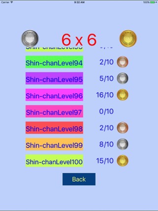 Easy Sudoku 4x4 to 7x7 for Color Figures screenshot