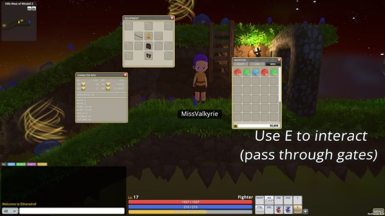 Etherwind screenshot