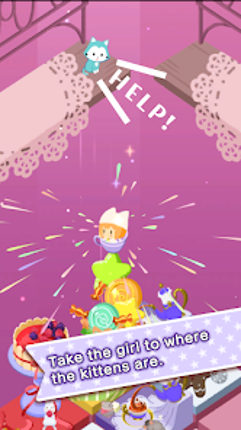 Cat Puzzle -Stray Cat Towers- screenshot