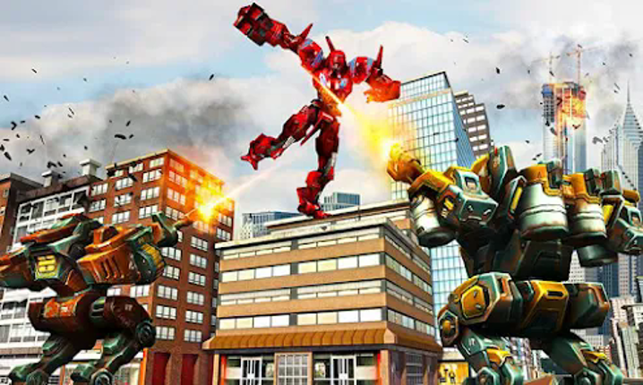 Robot Car War Transform Fight screenshot