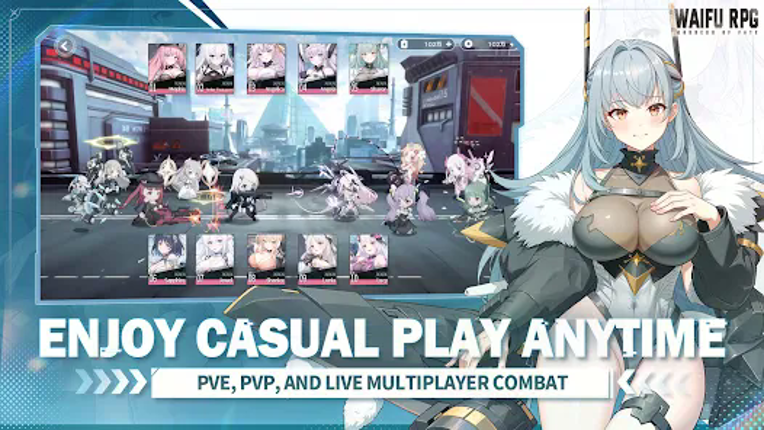 Goddess of Fate: Waifu RPG screenshot