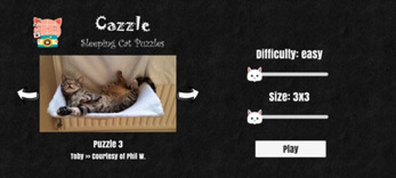 Cazzle - Sleeping Cat Puzzles screenshot