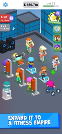Idle Gym City - fitness tycoon screenshot