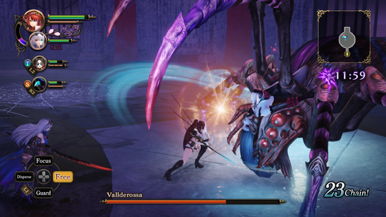 Nights of Azure 2: Bride of the New Moon screenshot