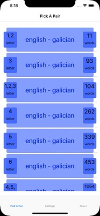 PickAPair Galician - English Image