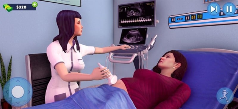 Pregnant Mother Baby Care Sim Image