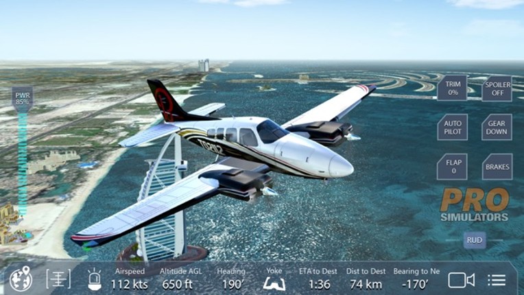 Pro Flight Simulator Dubai 4K Image